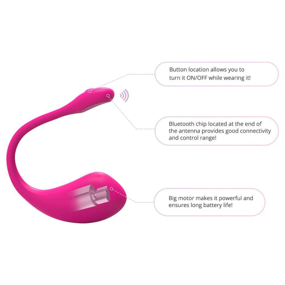 Lovense Lush 2 App Controlled Love Egg Vibrator