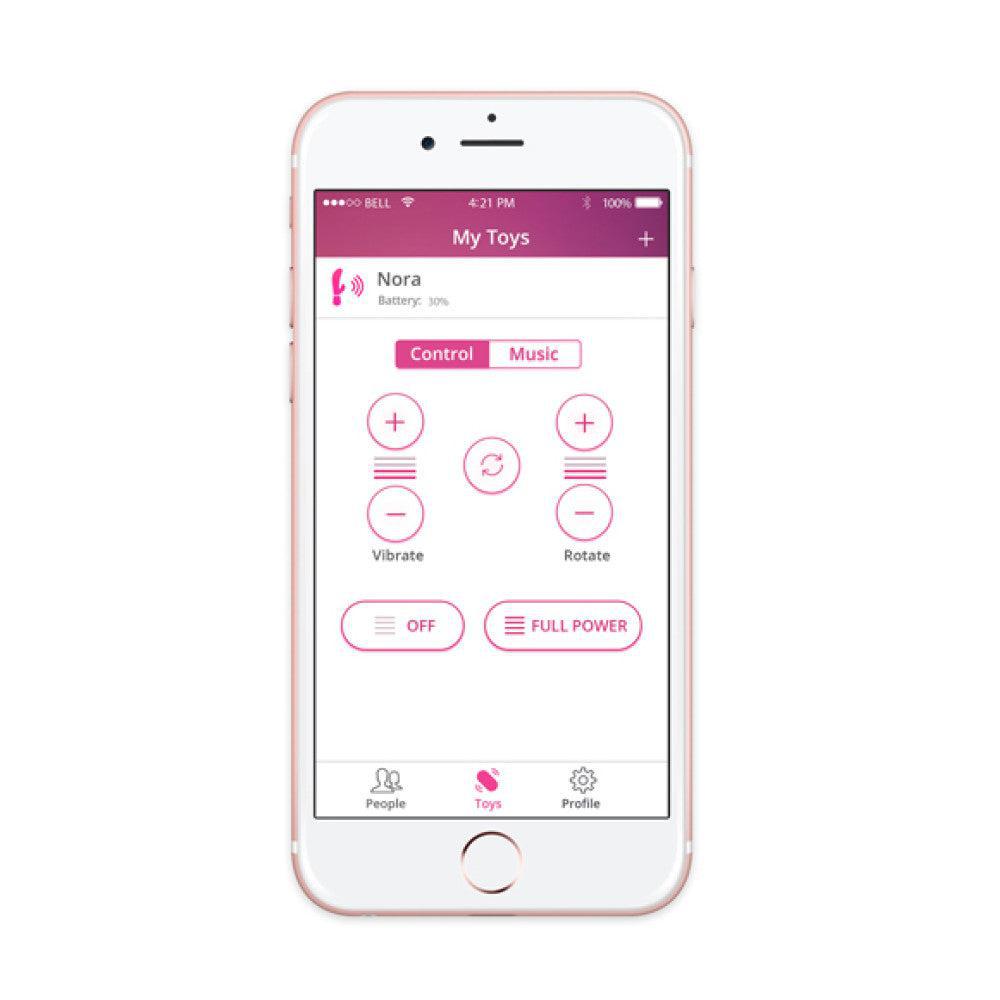 Lovense Nora Rechargeable Bluetooth Vibrator with App
