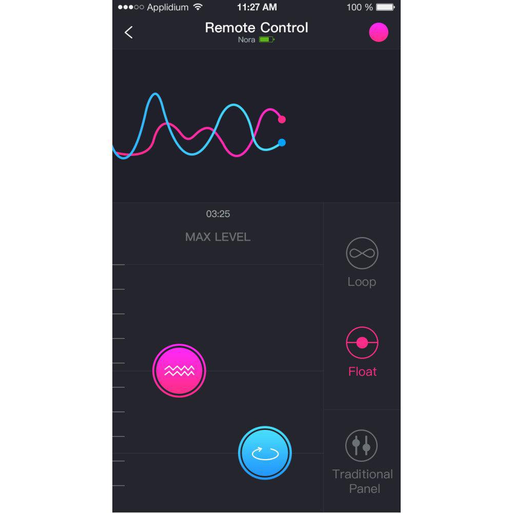 Lovense Nora Rechargeable Bluetooth Vibrator with App