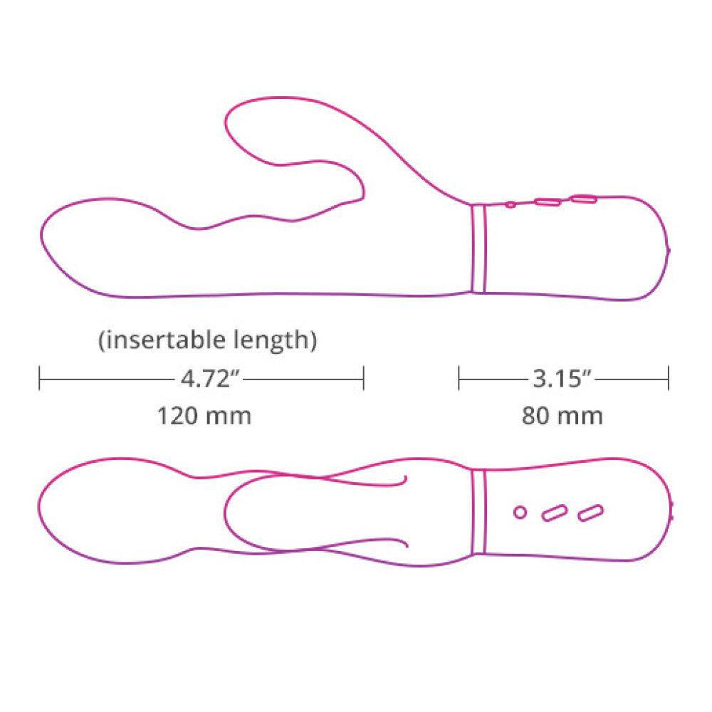 Lovense Nora Rechargeable Bluetooth Vibrator with App