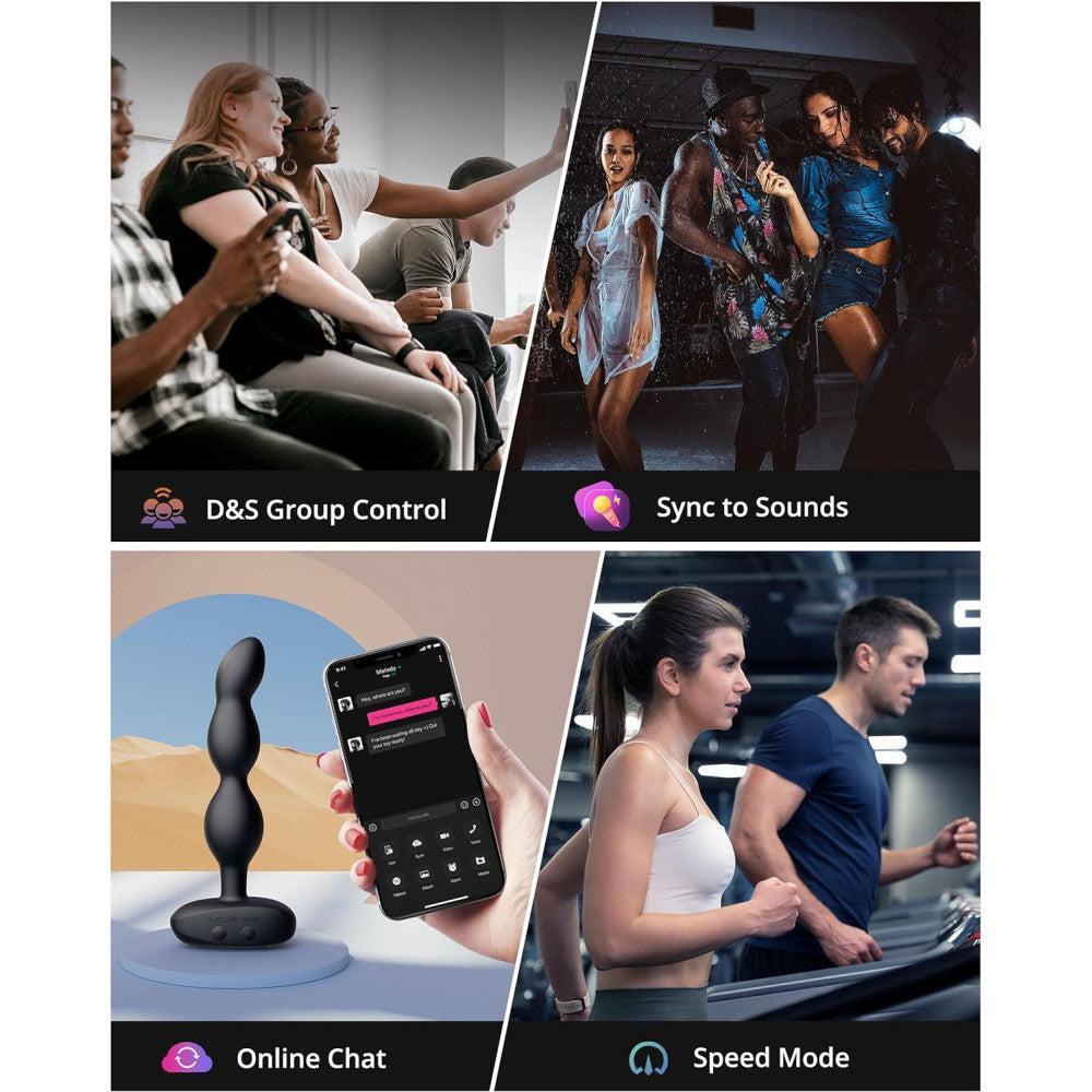 Lovense Ridge Rotating Anal Beads with App