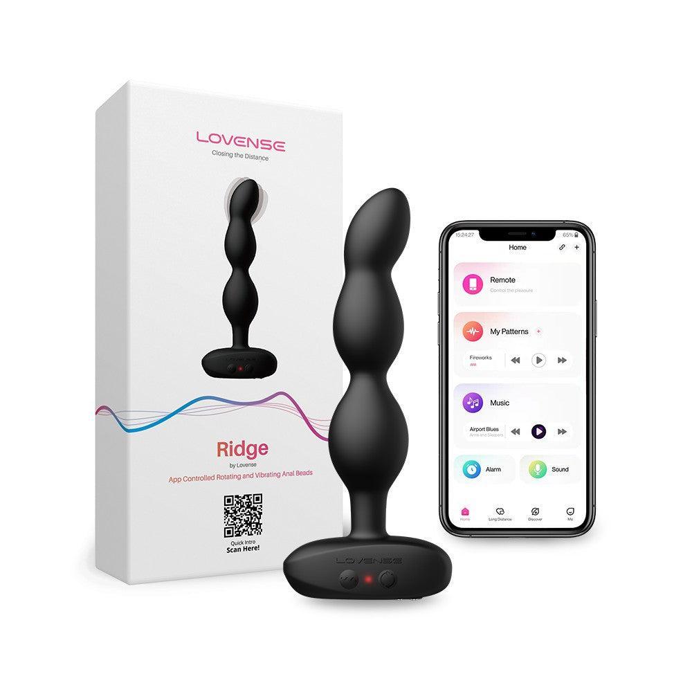 Lovense Ridge Rotating Anal Beads with App
