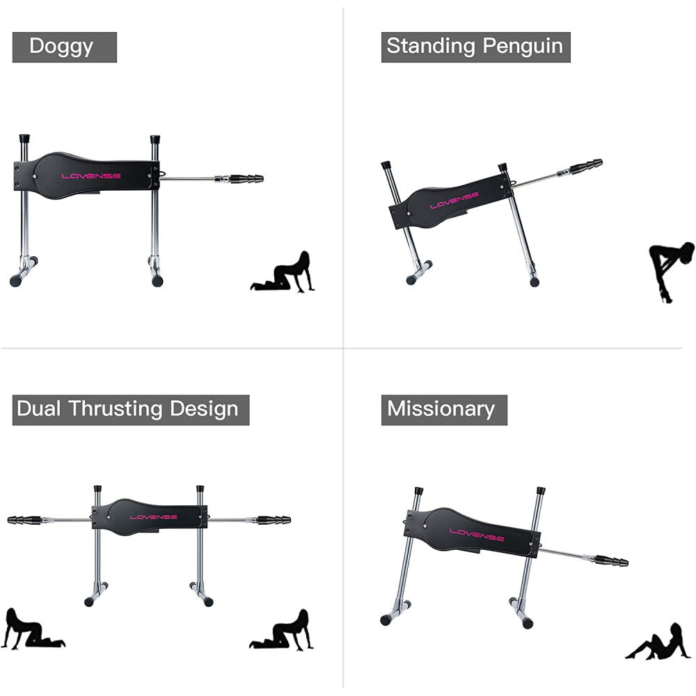 Lovense Sex Machine with Dildos