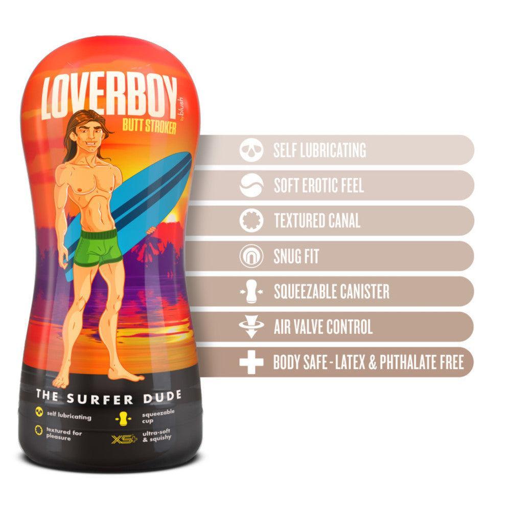 Loverboy Self Lubricating Realistic Butt Masturbator