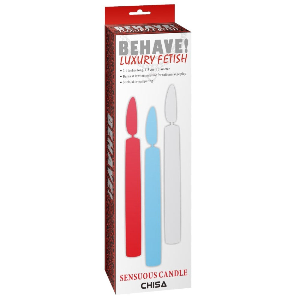 Low Temperature Massage Candles Behave! 3 pieces