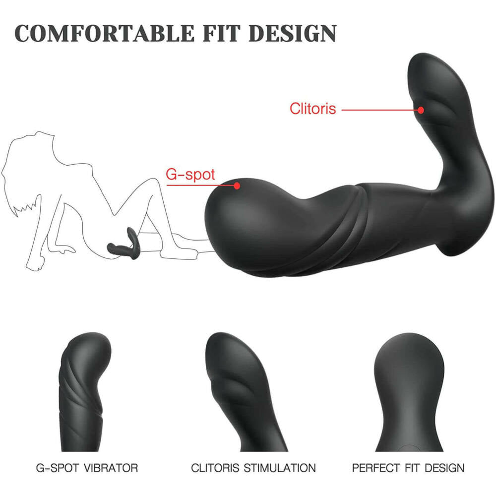 Lucky 7 Vibrator with Thrusting & Remote