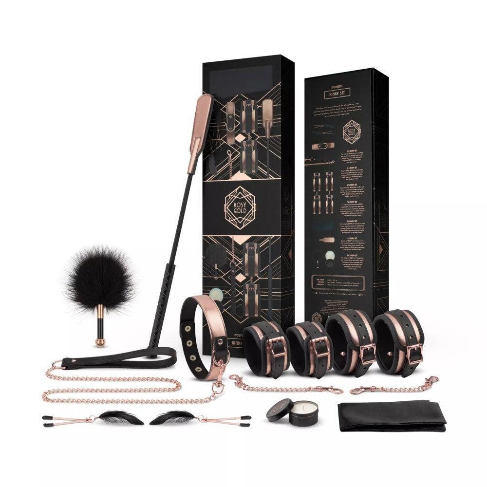 Luxury 9 Piece Rosy Gold Nouveau BDSM Set