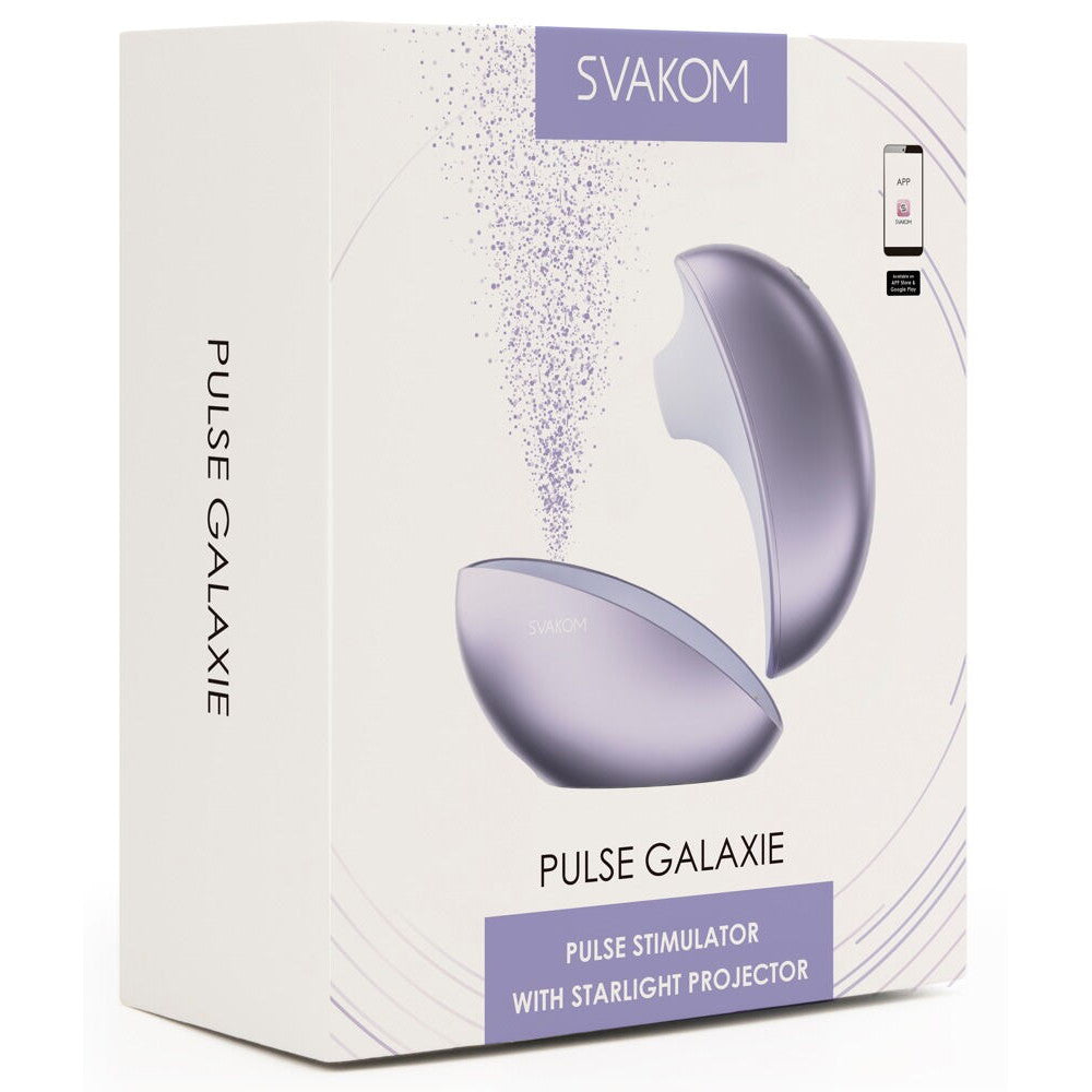 Luxury Clitoris Stimulator with Projector Pulse Galaxie Purple