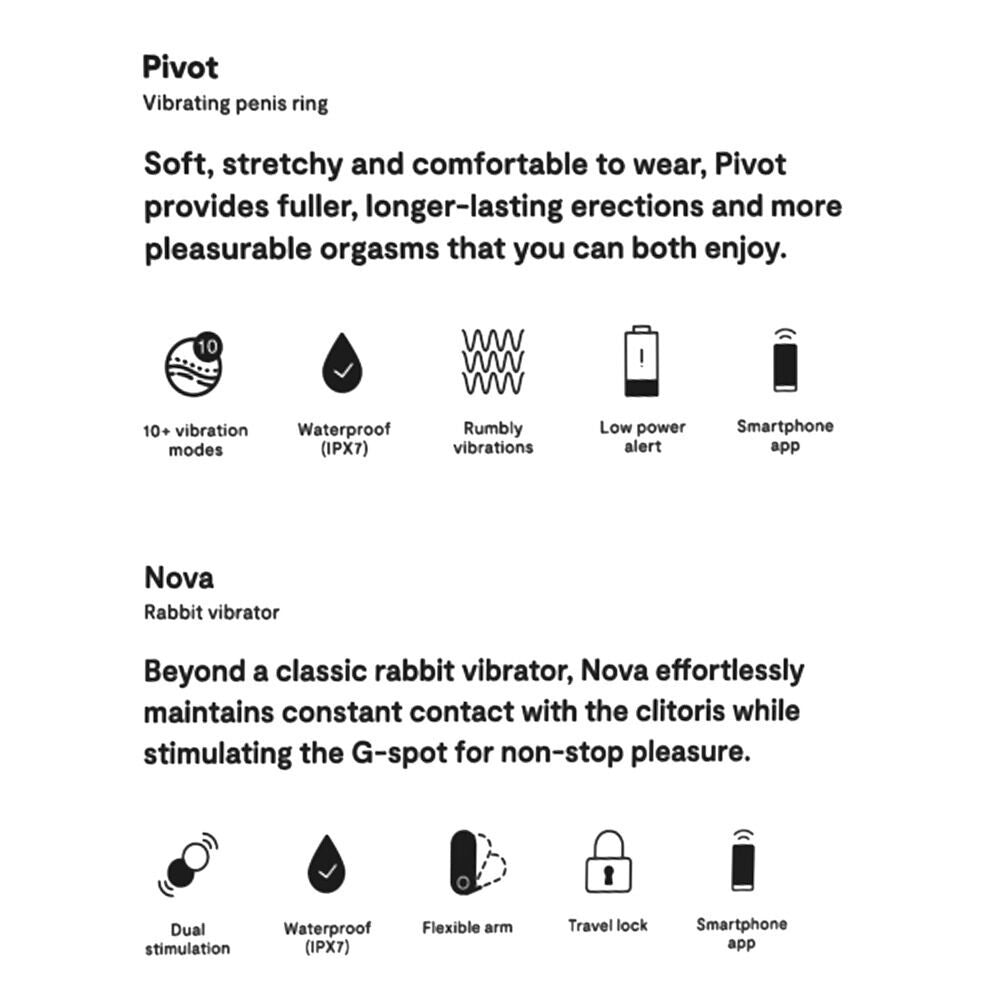 We-Vibe Date Night Luxury Couples Gift Set