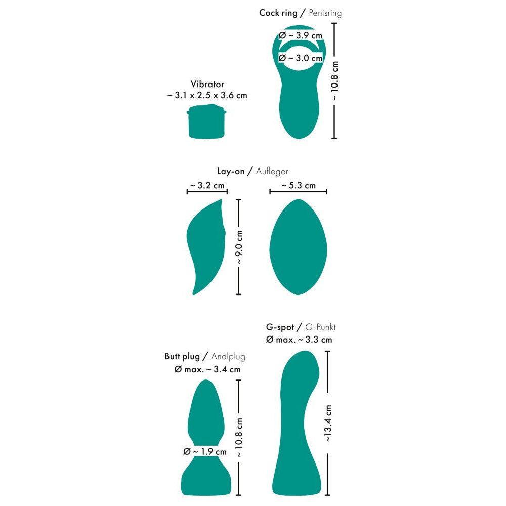 Luxury Sex Toy Set with Mini Vibrator and Remote Control