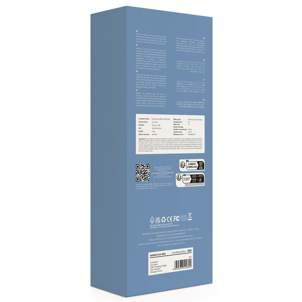 Svakom Ava Neo Luxury Thrusting Vibrator with App