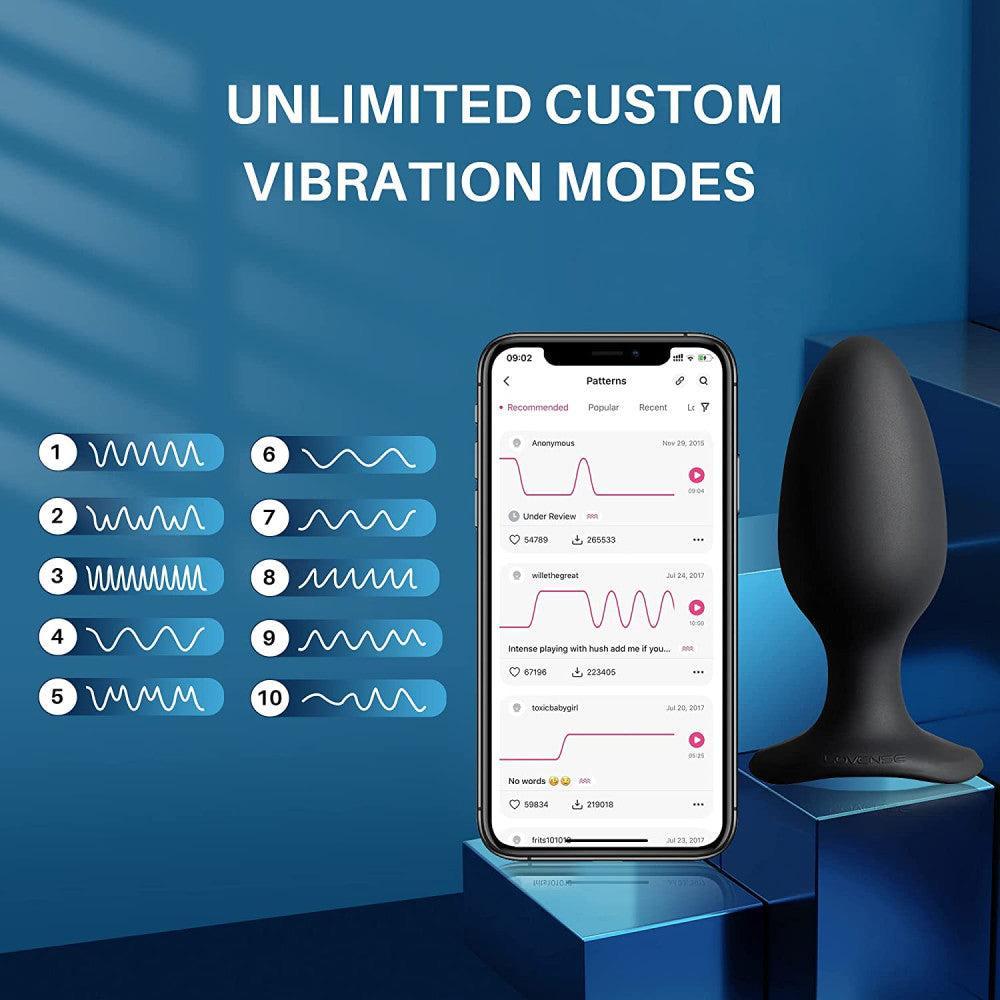Lovense Hush 2 Vibrating Large Butt Plug with App