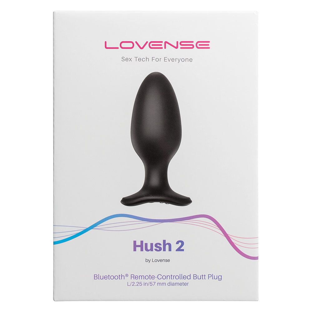 Lovense Hush 2 Vibrating Large Butt Plug with App