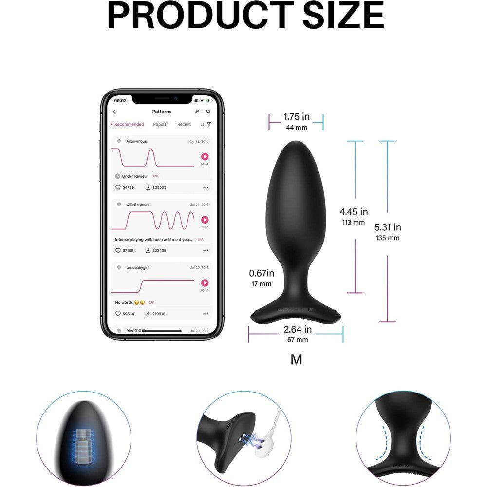 Lovense Hush 2 Vibrating Butt Plug with App