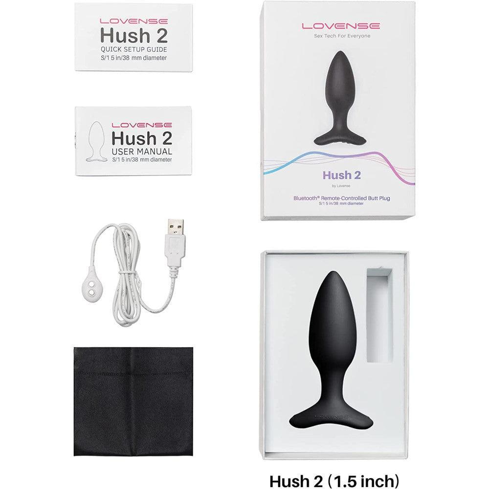 Lovense Hush 2 Vibrating Small Butt Plug with App