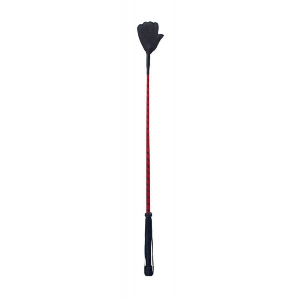 Luxury clapper Natural Leather Handle Devi Sticks Black