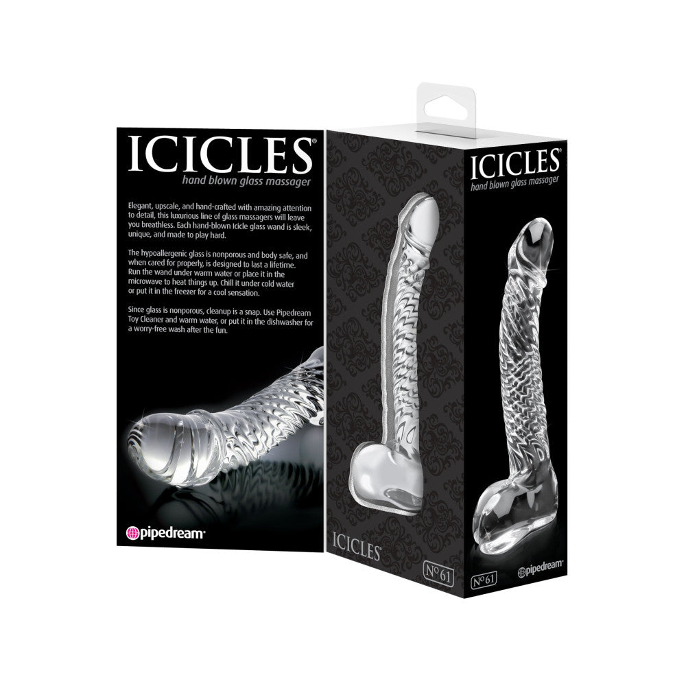 Luxury Glass Dildo Icicles No. 61