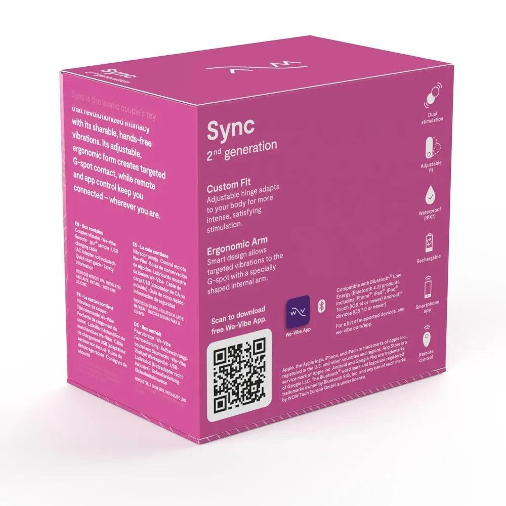 Luxury stimulator for couples with App We Vibe Sync 2 pink