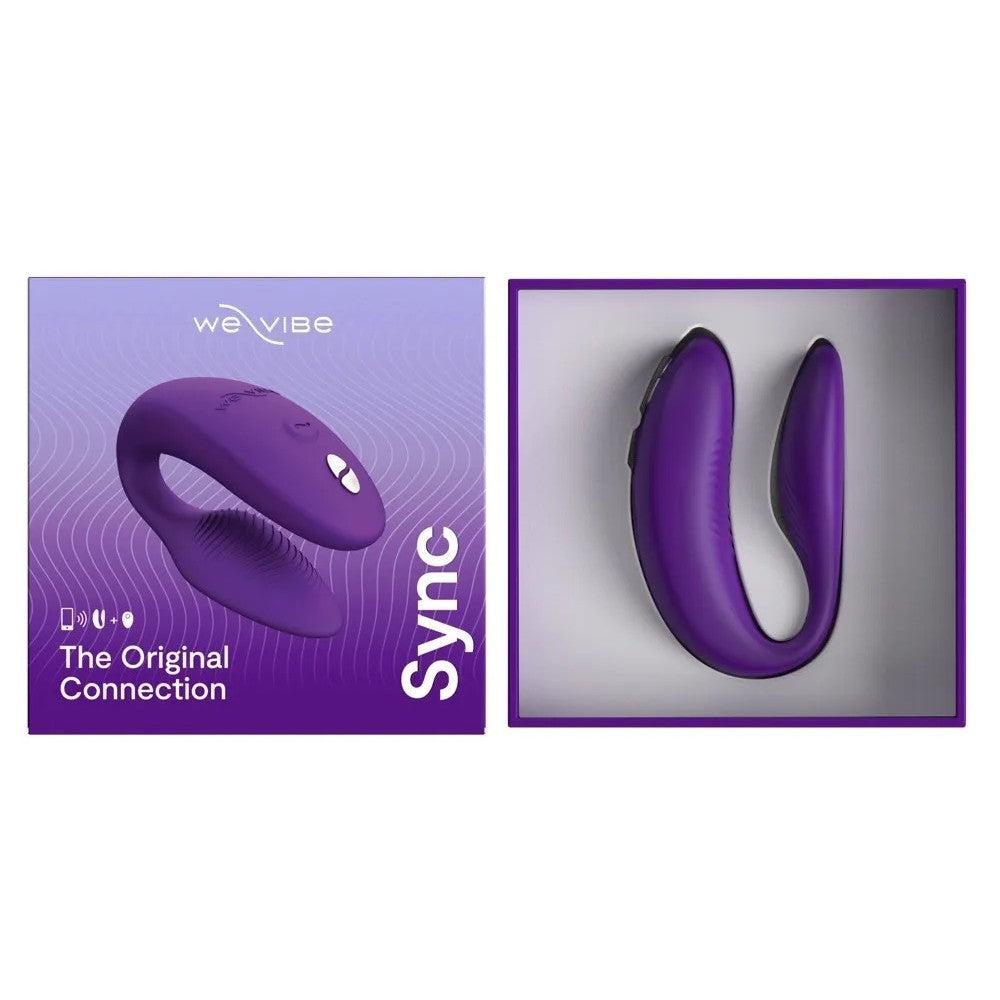Luxury stimulator for couples with App We Vibe Sync 2 purple