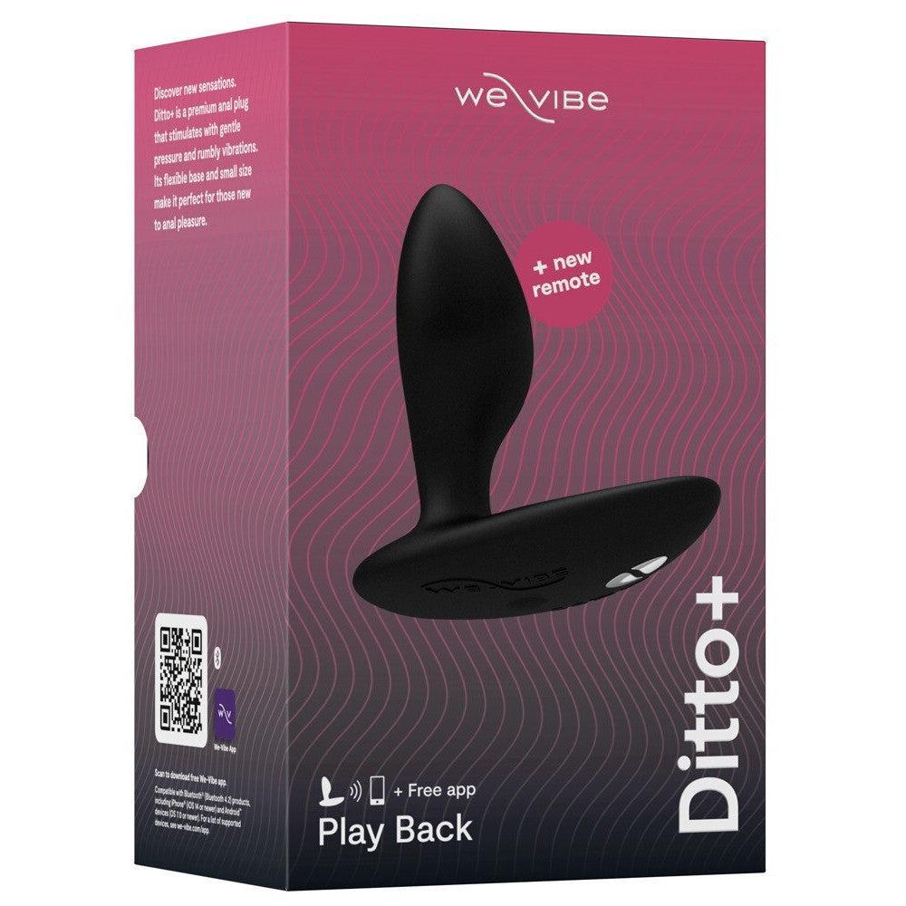 Luxury Vibrating Anal Stimulator We-Vibe Ditto+ Black