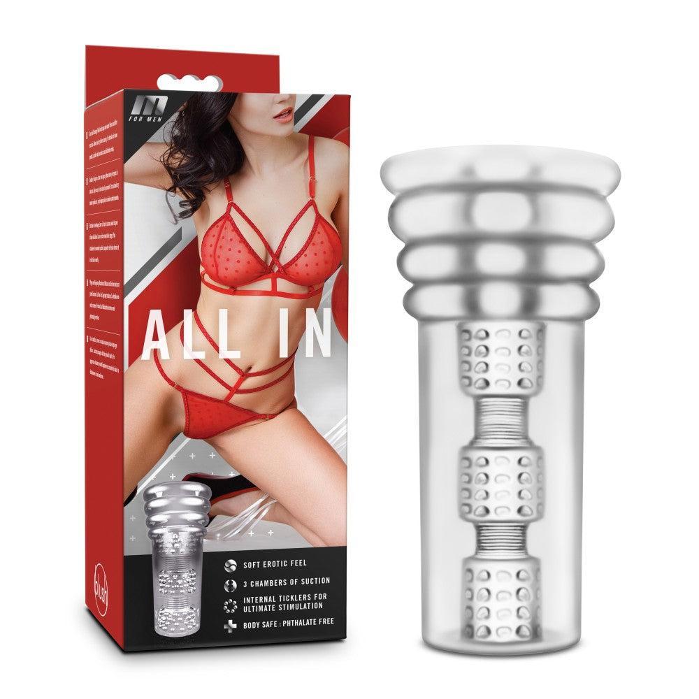 M For Men Clear Sleeve Suction Male Masturbator