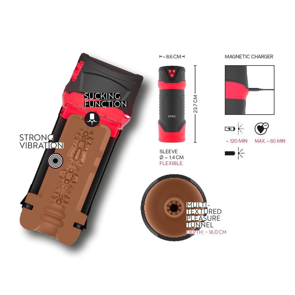 Wyne 1 Rechargeable Sucking & Vibrating Vagina Masturbator