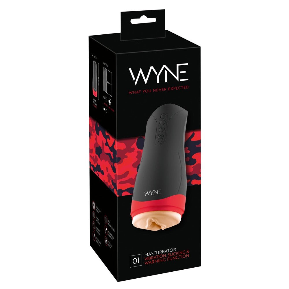 Wyne 1 Rechargeable Sucking & Vibrating Vagina Masturbator