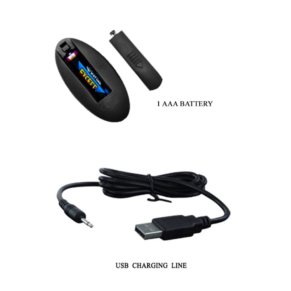 Magic Jingers Rechargeable Vibrating and Thrusting Remote Control Anal Toy
