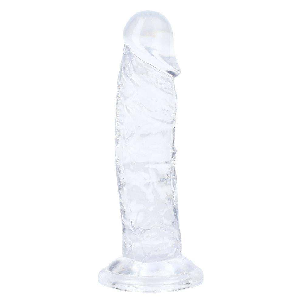 Majestic Flexible Jelly Dildo Transparent 5.5"