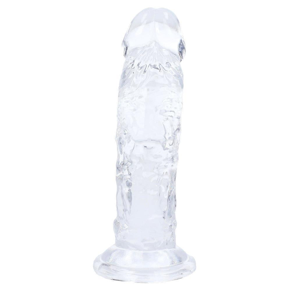 Majestic Flexible Jelly Dildo Transparent 5.5"
