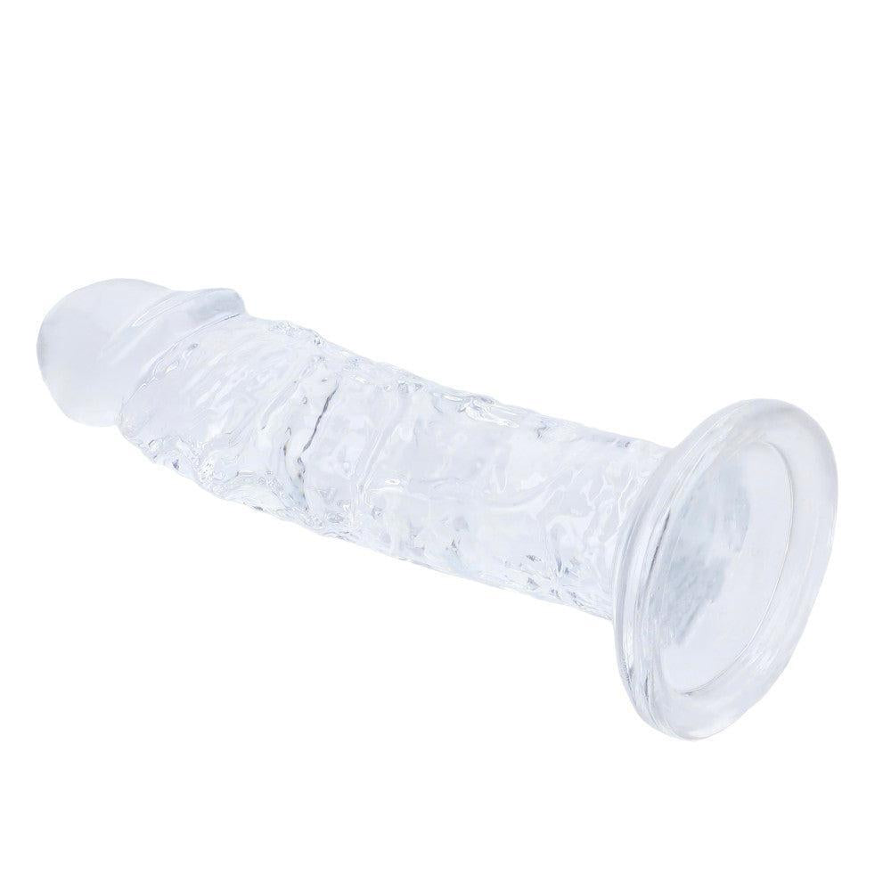 Majestic Flexible Jelly Dildo Transparent 5.5"