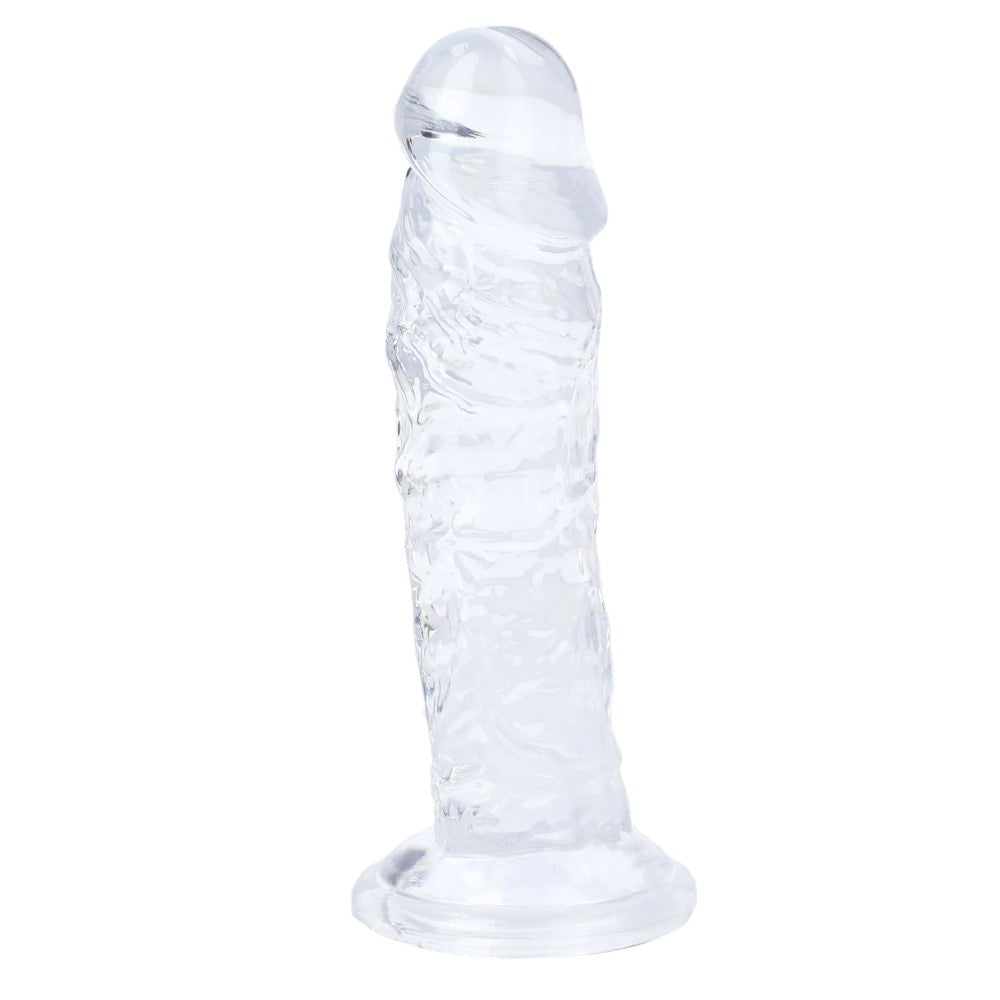 Majestic Flexible Jelly Dildo Transparent