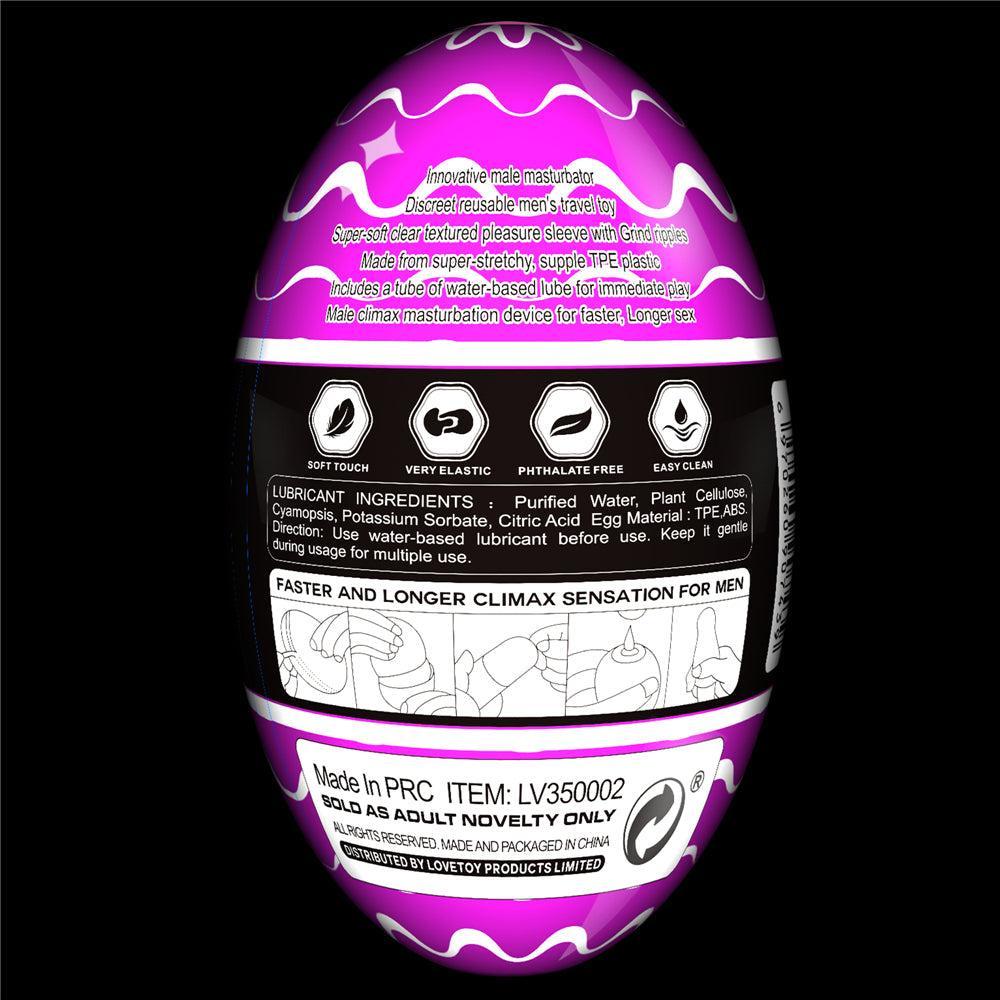 Male Masturbator Giant Egg Grind Ripples