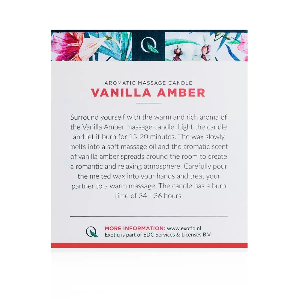 Massage candle ExotiQ Vanilla Amber