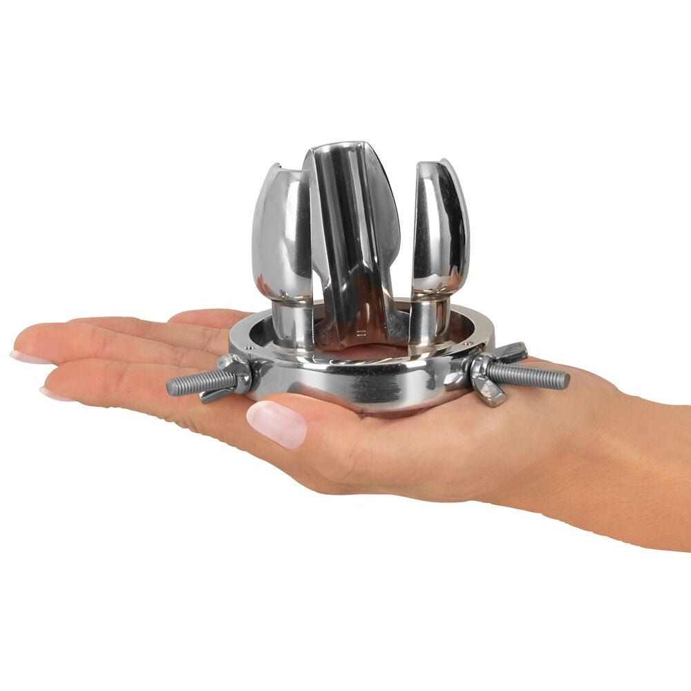 Massive Adjustable Steel Anal Spreader