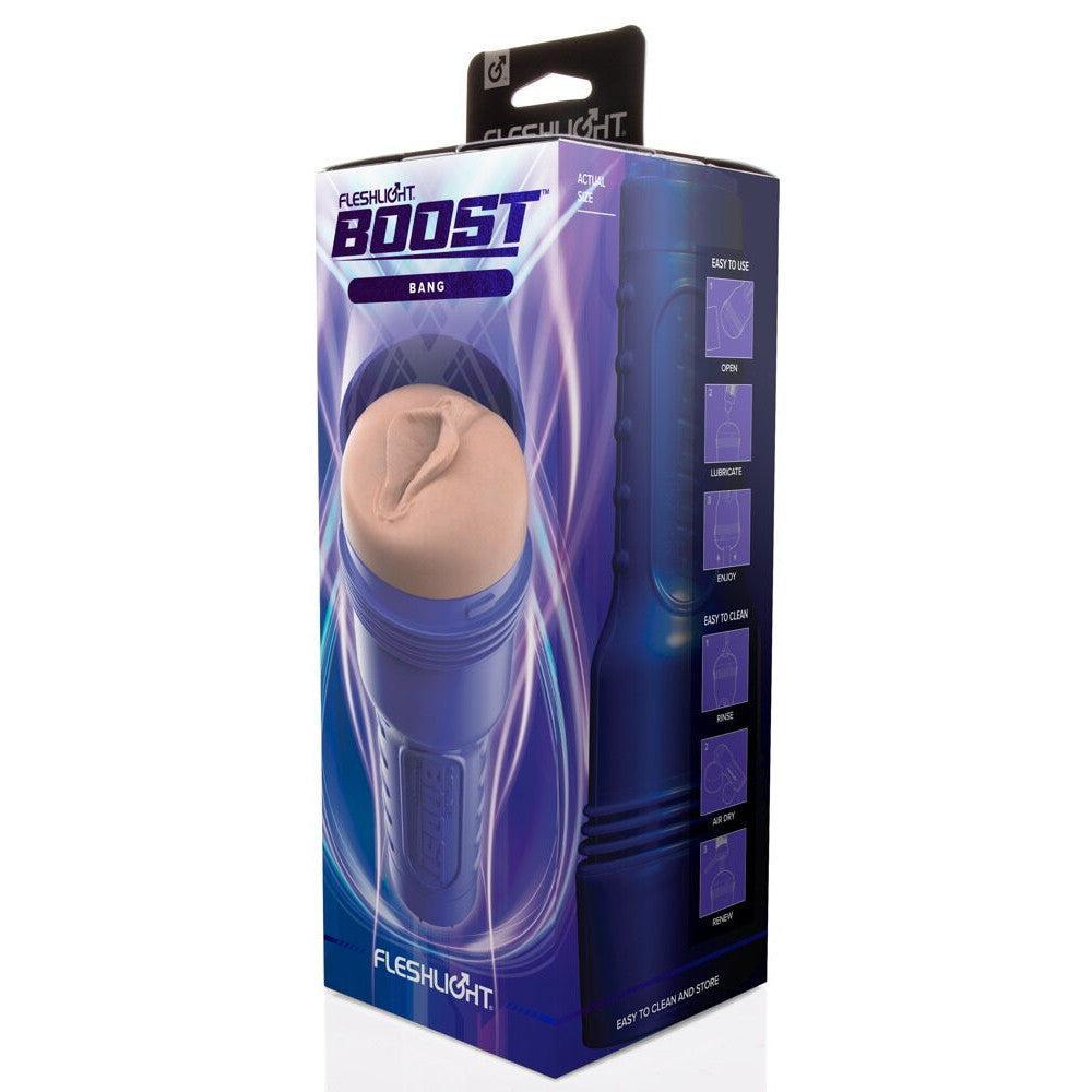 Fleshlight Boost Bang Vagina Masturbator Mocha