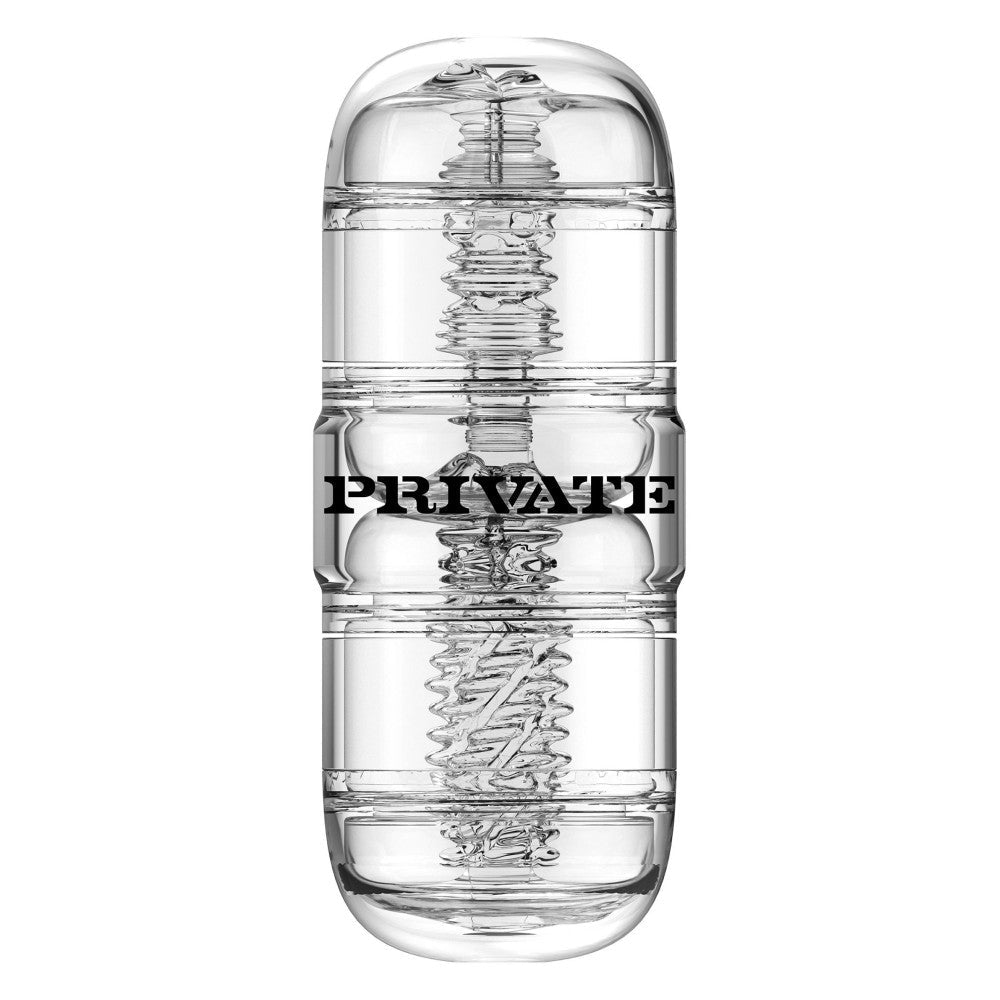 Masturbator with 4 holes Private Clear Shot Double transparent