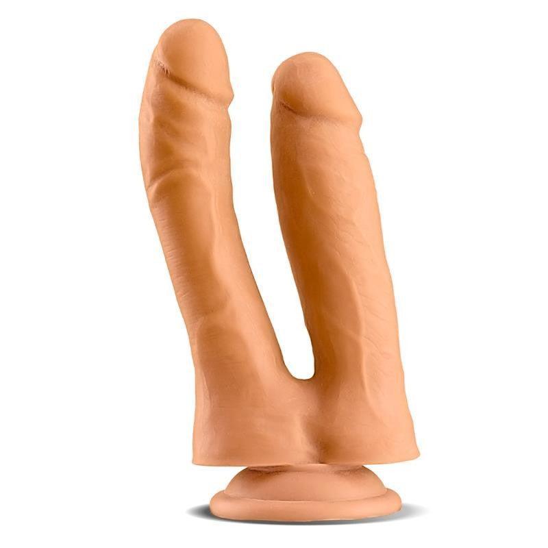 Max & Co Twin Double Realistic Dildo 7.1"
