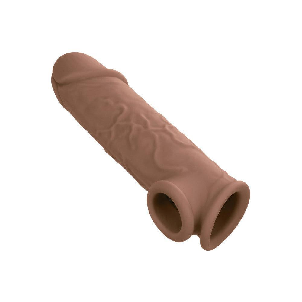 Maxx Silicone Penis Extender Brown
