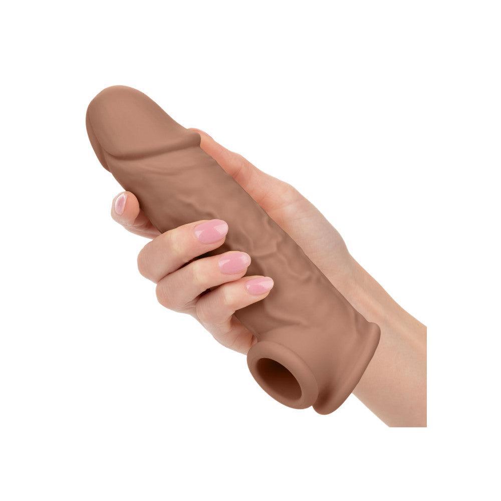Maxx Silicone Penis Extender Brown