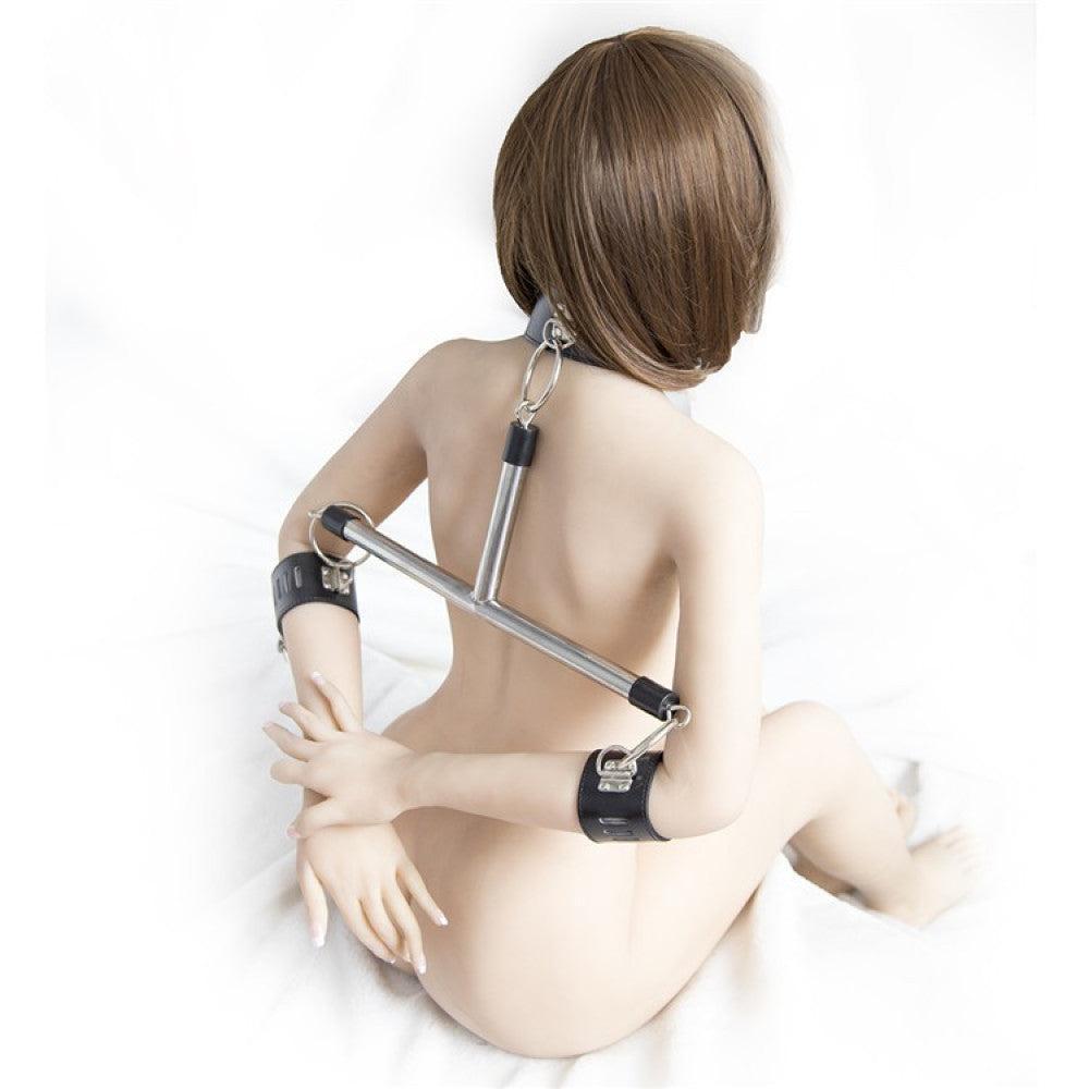 Metal Bondage Bar Neck & Arms Restraint