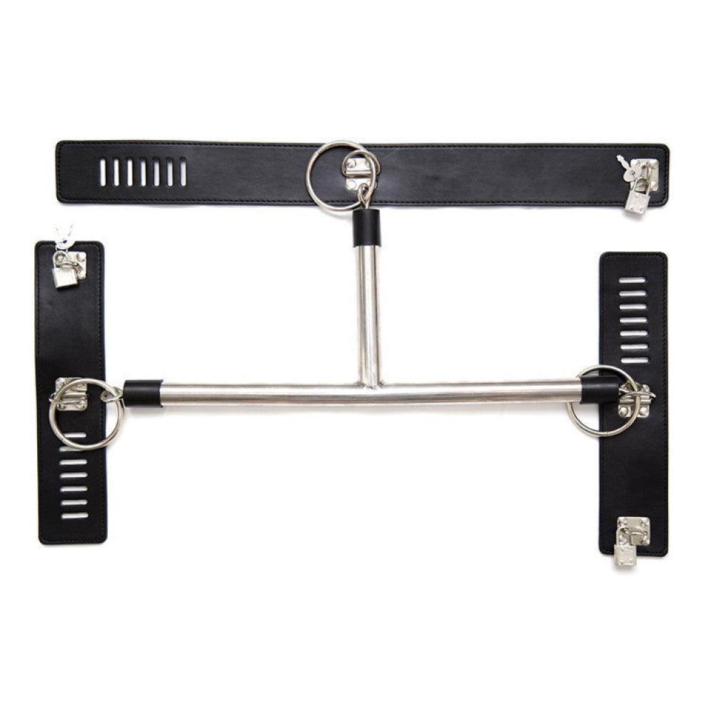 Metal Bondage Bar Neck & Arms Restraint