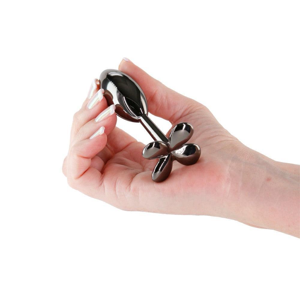 Metal Butt Plug - Jewel Rear Assets Clover Gun Colour