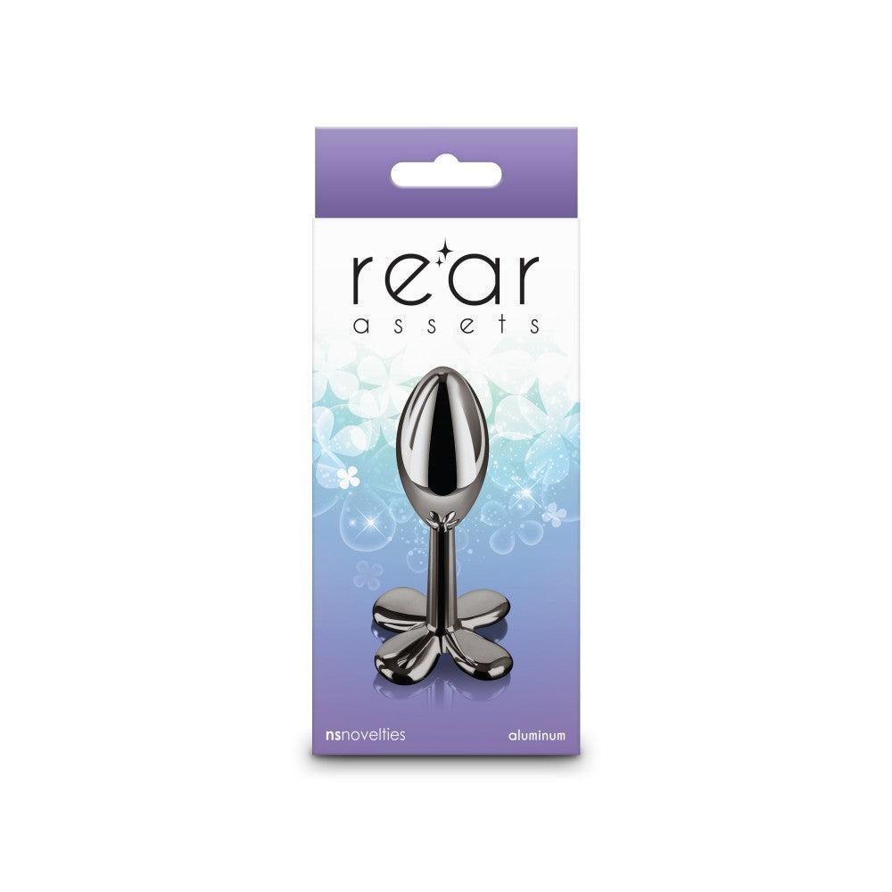 Metal Butt Plug - Jewel Rear Assets Clover Gun Colour