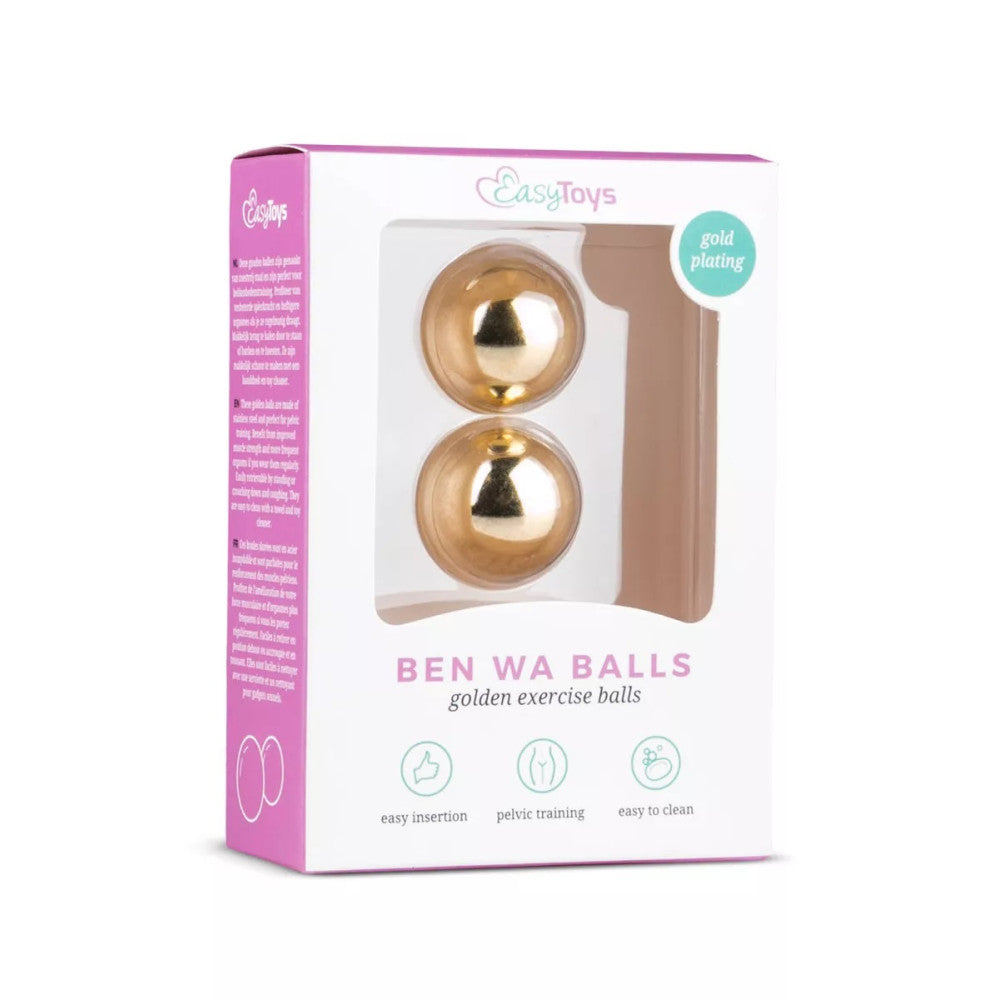 Metal Vaginal Ben Wa Balls gold