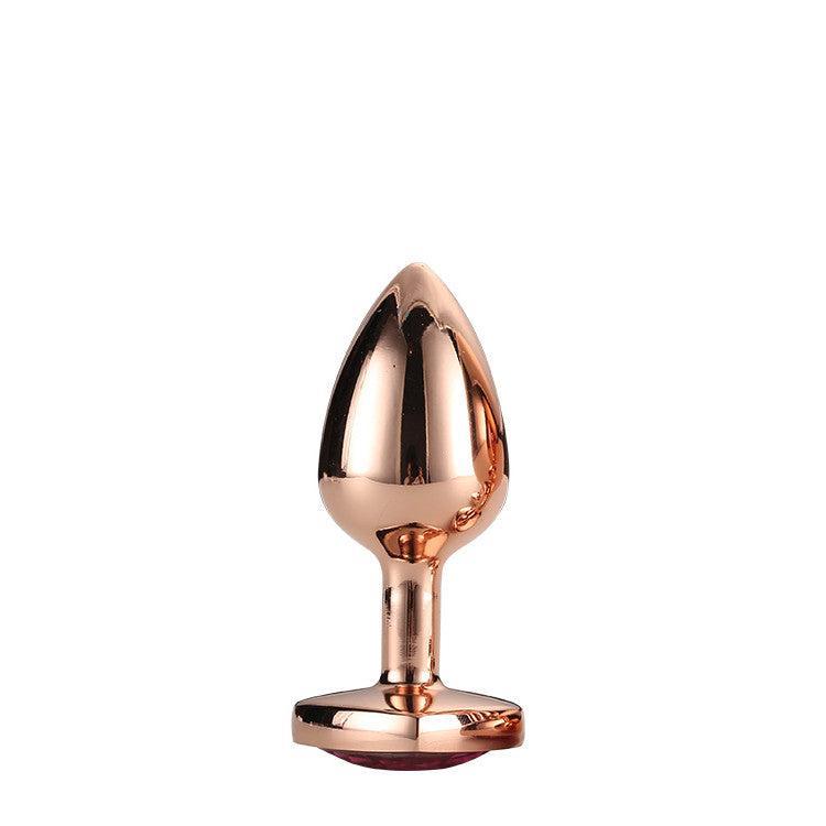 Gleaming Love Crystal Small Butt Plug Rose Gold