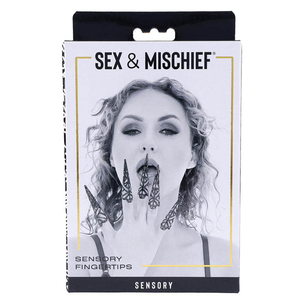 Metallic Tips Sensory Fingertips Black
