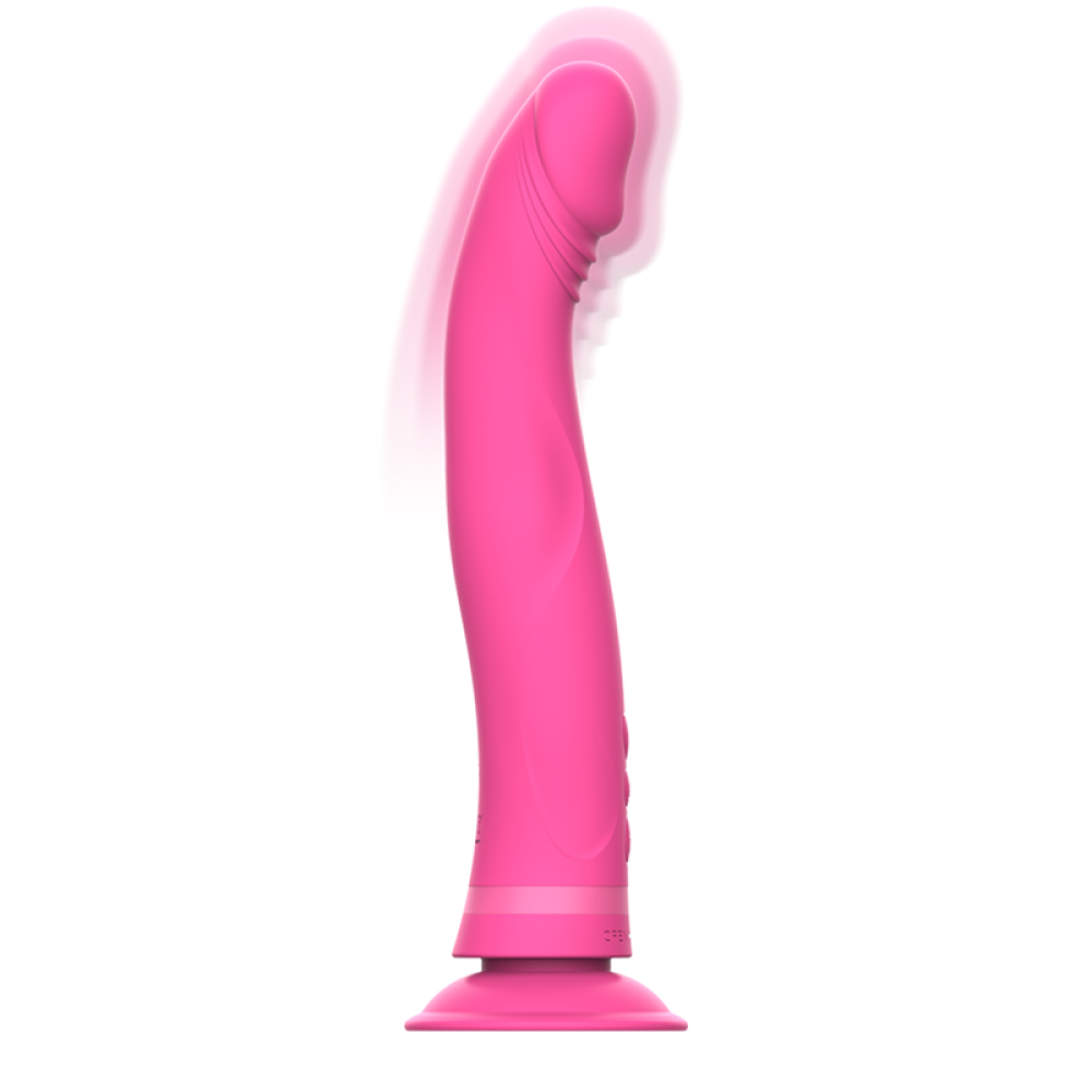 Michelangelo Rechargeable Silicone Dildo with Vacuum Base