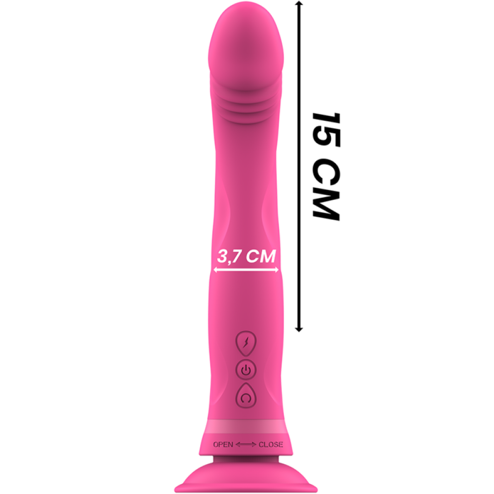Michelangelo Rechargeable Silicone Dildo with Vacuum Base