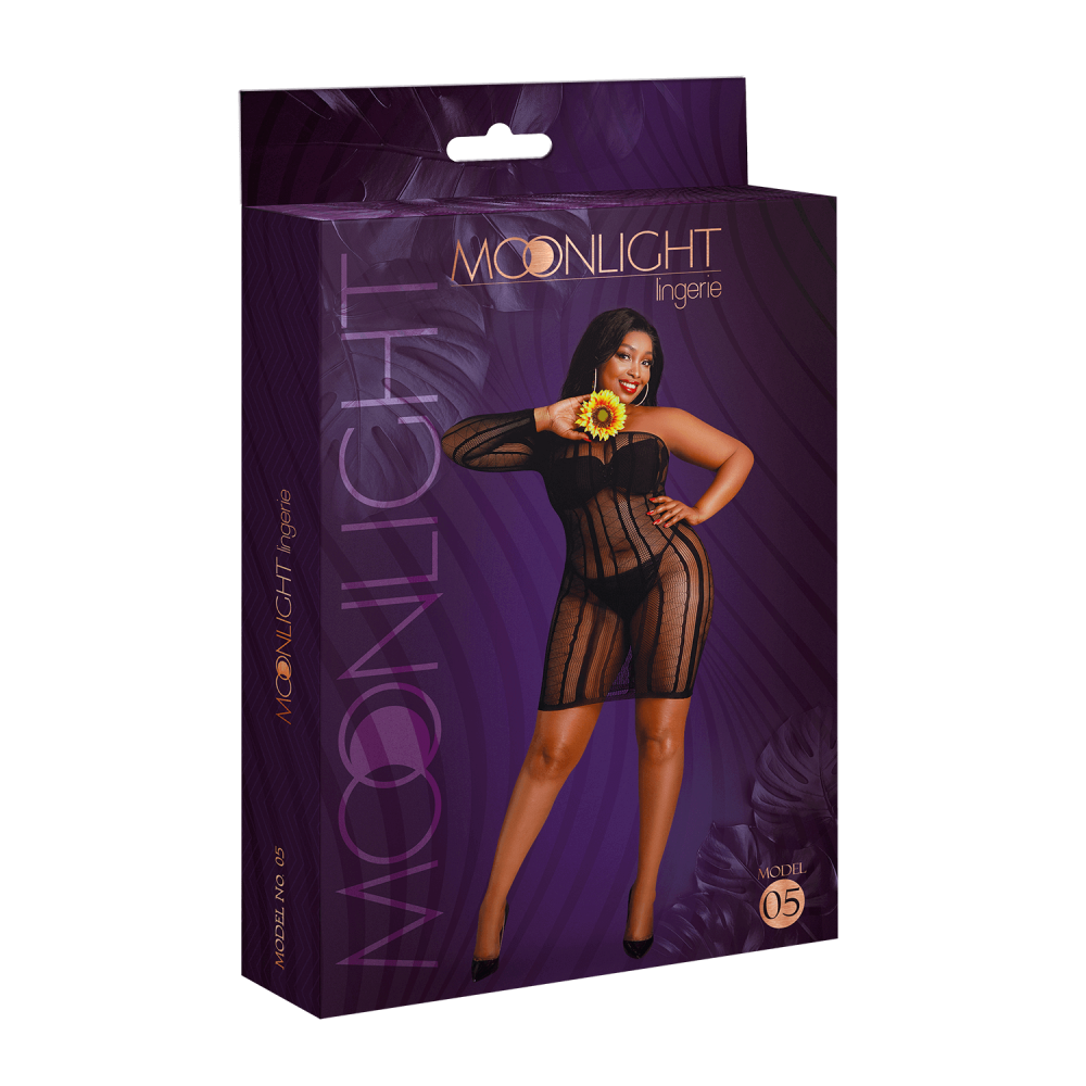 Moonlight Erotic Mesh Dress Queen Size